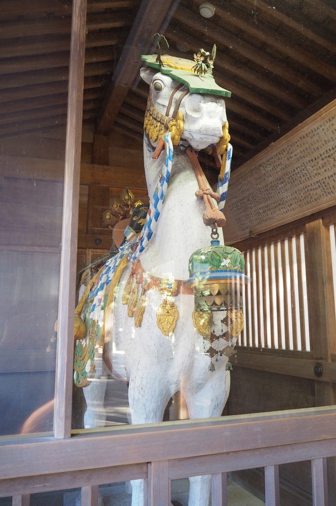 白山比め神社白馬